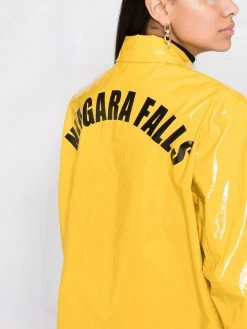 Dsquared2 imperméable à slogan imprimé