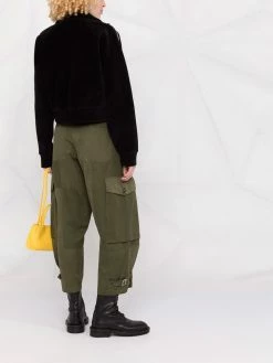 Dsquared2 veste crop à fermeture zippée