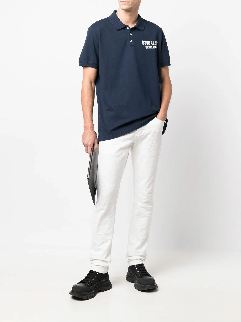 Dsquared2 Prix Dynamité Polo à logo brodé polos homme 4 Dsquared2 polo à logo brodé