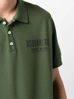 Dsquared2 polo à logo brodé