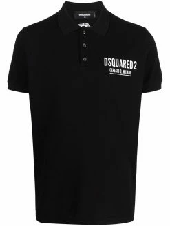 Dsquared2 polo à logo imprimé