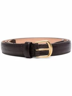 Dsquared2 ceinture en cuir à effet peau de crocodile