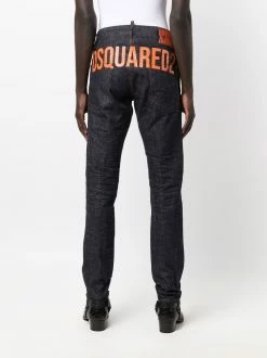Dsquared2 jean fuselé à logo imprimé