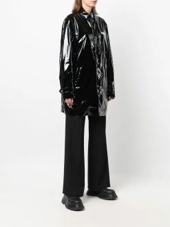 Dsquared2 manteau verni à slogan imprimé