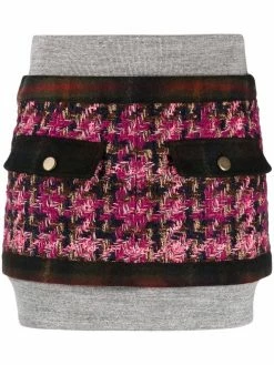 Dsquared2 minijupe à empiècements contrastants