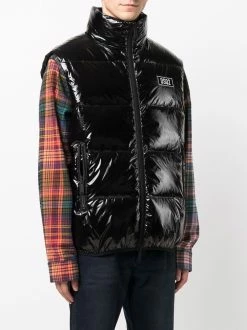 Dsquared2 gilet matelassé à patch logo