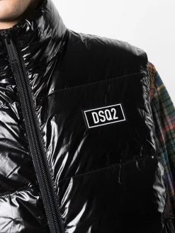 Dsquared2 gilet matelassé à patch logo