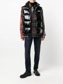 Dsquared2 gilet matelassé à patch logo