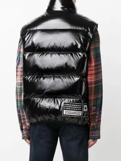 Dsquared2 gilet matelassé à patch logo