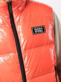 Dsquared2 Pas Cher Gilet matelassé à patch logo gilets & vestons homme 11 Dsquared2 gilet matelassé à patch logo