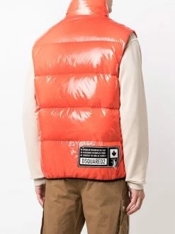 Dsquared2 Pas Cher Gilet matelassé à patch logo gilets & vestons homme 10 Dsquared2 gilet matelassé à patch logo