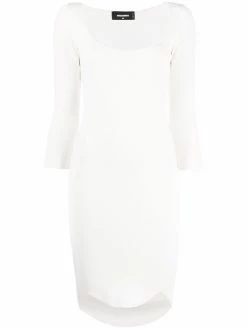 Dsquared2 robe courte à encolure ronde