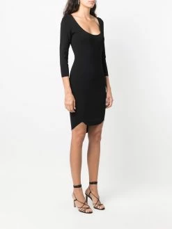 Dsquared2 robe à manches trois quarts