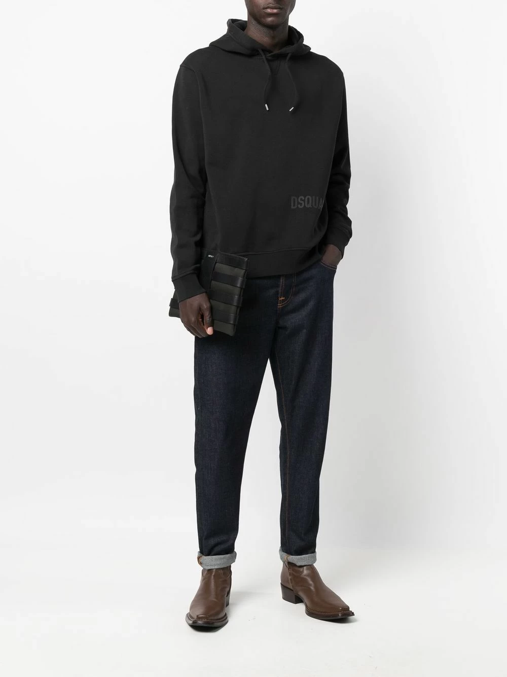 Dsquared2 Qualité Excellente Hoodie à logo imprimé hoodies homme 4 Dsquared2 hoodie à logo imprimé