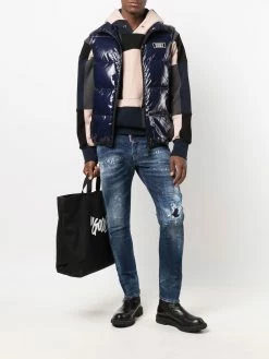 Dsquared2 doudoune à logo imprimé