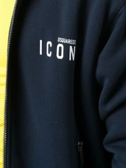 Dsquared2 sweat zippé à logo imprimé