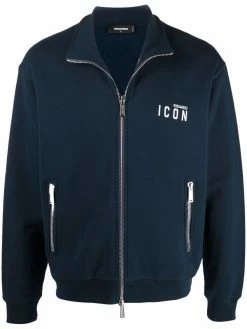 Dsquared2 sweat zippé à logo imprimé