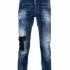 Dsquared2 jean skinny à effet usé