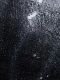 Dsquared2 jean court à effet usé