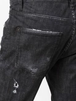 Dsquared2 jean slim à effet usé