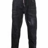 Dsquared2 jean slim à effet usé