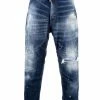 Prix Affortable Dsquared2 Jean ample à effet taches de peinture jeans courts homme 1 Dsquared2 jean ample à effet taches de peinture