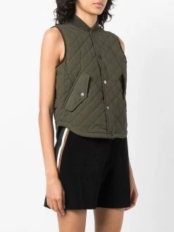 Dsquared2 gilet matelassé à boutons pression