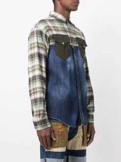 Dsquared2 Prix Aimable Chemise en jean à carreaux chemises homme 9 Dsquared2 chemise en jean à carreaux