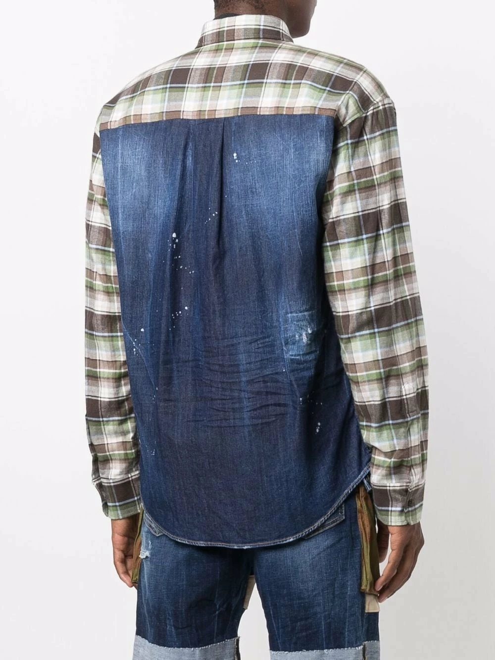 Dsquared2 Prix Aimable Chemise en jean à carreaux chemises homme 6 Dsquared2 chemise en jean à carreaux