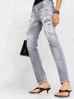 Dsquared2 Jean slim à taille basse Prix Sympa jeans skinny femme 12 Dsquared2 jean slim à taille basse