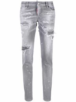 Dsquared2 jean slim à taille basse