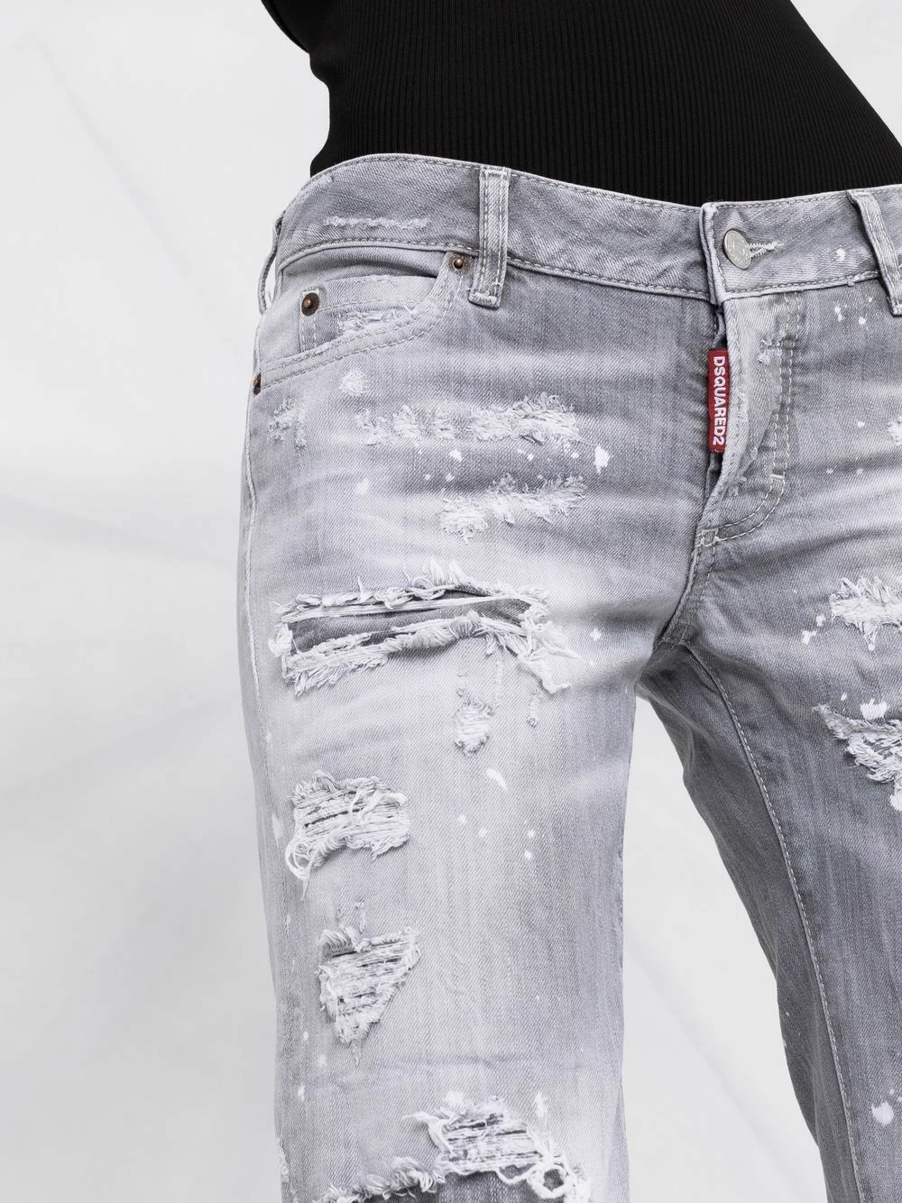 Dsquared2 Jean slim à taille basse Prix Sympa jeans skinny femme 7 Dsquared2 jean slim à taille basse