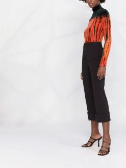 Prix Favorable Dsquared2 Pantalon court à ourlet retroussé pantalons raccourcis femme 15 Dsquared2 pantalon court à ourlet retroussé