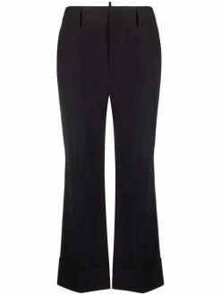 Dsquared2 pantalon court à ourlet retroussé