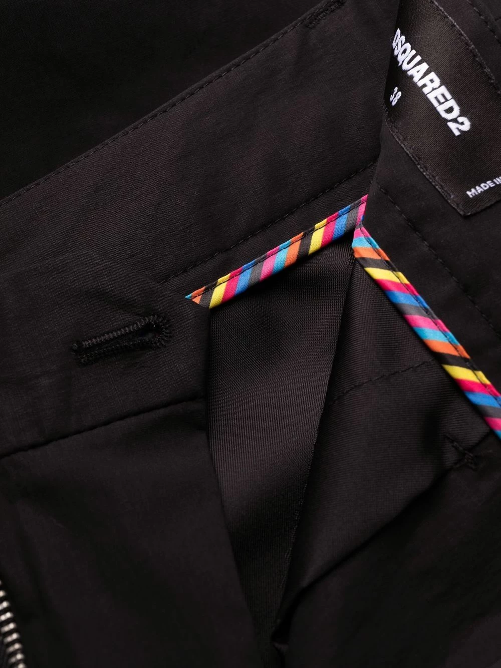 Prix Favorable Dsquared2 Pantalon court à ourlet retroussé pantalons raccourcis femme 9 Dsquared2 pantalon court à ourlet retroussé