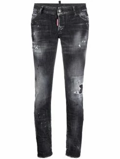 Dsquared2 jean à effet usé