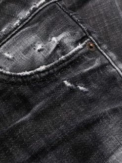 Dsquared2 jean à effet usé