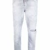 Dsquared2 jean court à taille haute