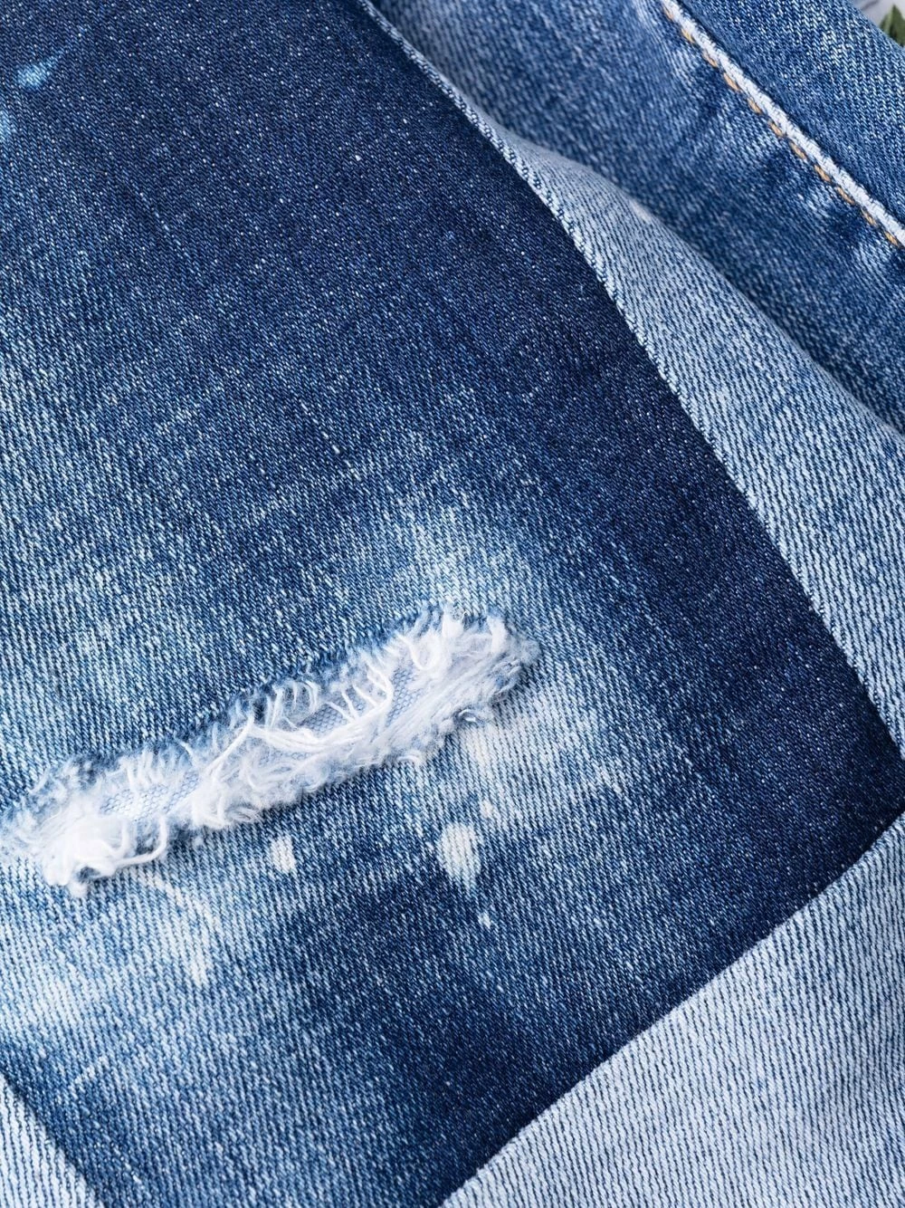 Dsquared2 Jean crop à effet délavé Prix Refroidis jeans droits femme 9 Dsquared2 jean crop à effet délavé