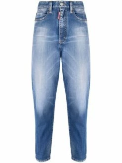 Dsquared2 jean ample à effet délavé