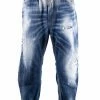 Prix Jamais Vus Dsquared2 Jean crop à effet usé jeans courts homme 1 Dsquared2 jean crop à effet usé