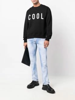 Dsquared2 jean slim à effet délavé