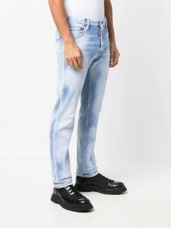 Dsquared2 jean slim à effet délavé