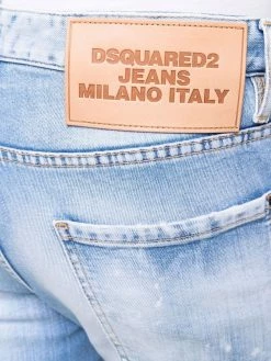 Dsquared2 jean slim à effet délavé