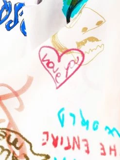 Dsquared2 Prix Usine Robe longue volantée à logo imprimé robes de jour femme 17 Dsquared2 robe longue volantée à logo imprimé