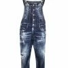 Dsquared2 salopette crop à effet taches de peinture