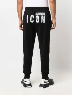 Dsquared2 pantalon de jogging à logo imprimé