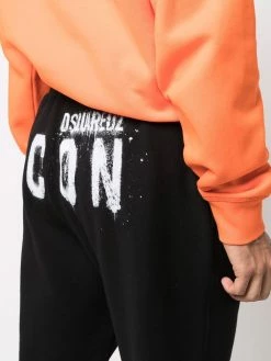 Dsquared2 pantalon de jogging à logo imprimé