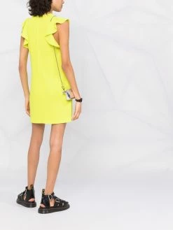 Dsquared2 robe évasée à manches volantées