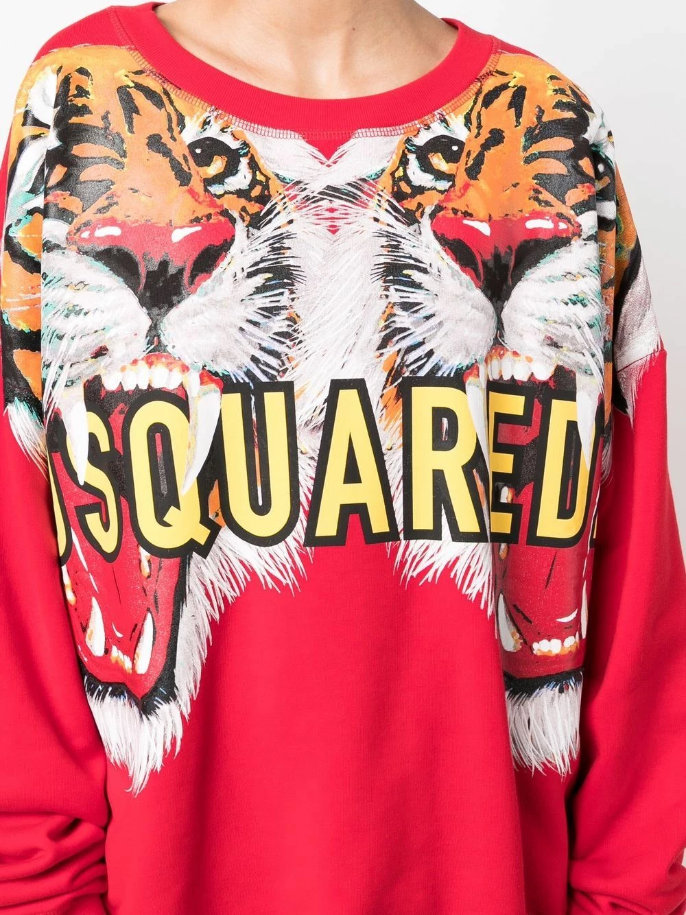Marchandise de première qualité Dsquared2 Sweat à imprimé tigre sweats femme 7 Dsquared2 sweat à imprimé tigre